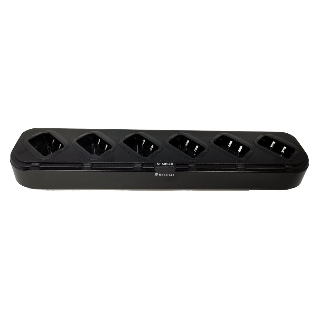 bftech dc-5-6 6-way gang charger for bf-f8rt,bf-f8hp, uv-5riii,bf-f5xt, bf-f5xp, bf-f8+, baofeng uv-5r (bl-5 battery)