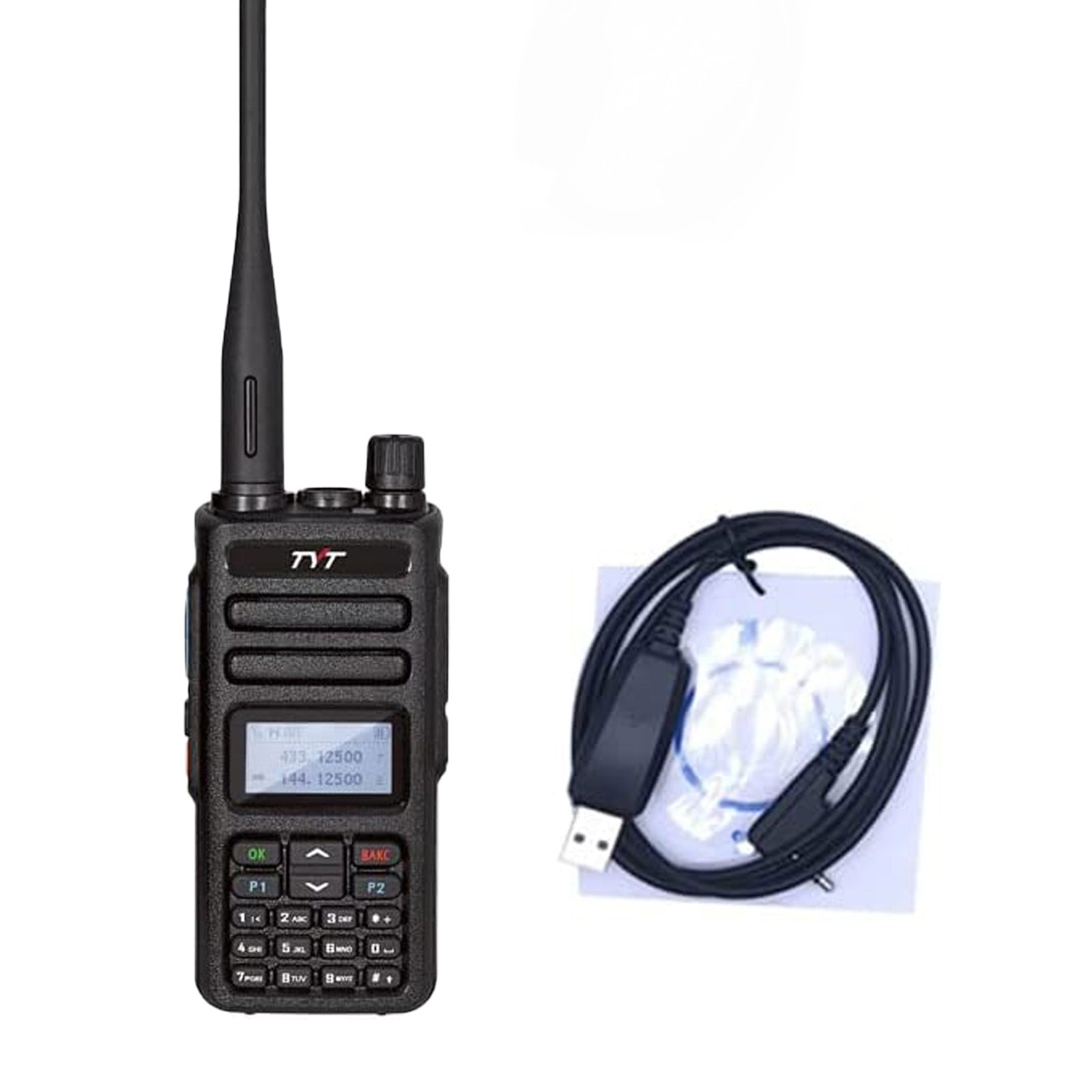 TYT MD-750 dmr two way radio 5w dual time slot dual band uhf/vhf ic certified:10337a-md750