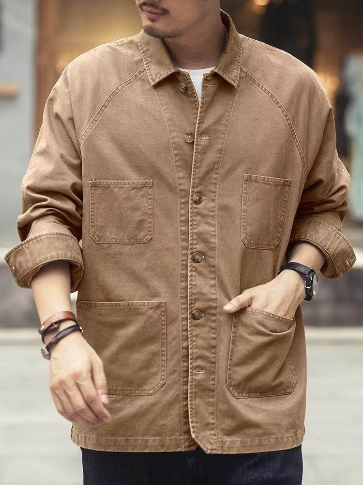Versatile Casual Denim Jacket For Men Jeans