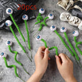 Halloween Three-dimensional Eye Beads Twig Cutting Bouquet Creative Funny Decoration