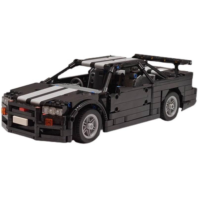 R34 Sports Car Remote Control Building Block Toy