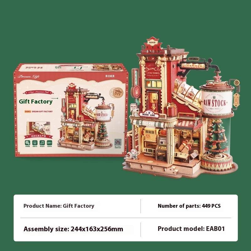 3D Puzzle Wooden Assembly Block Toy