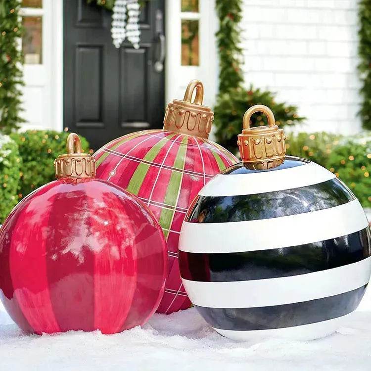 Christmas Ornament Holly Ball Outdoor Tree Decoration Christmas Balls for Yards