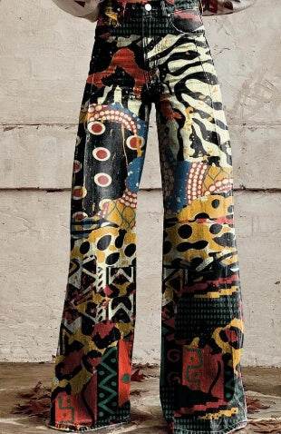 Women's Casual Pants Thin Imitation Jeans