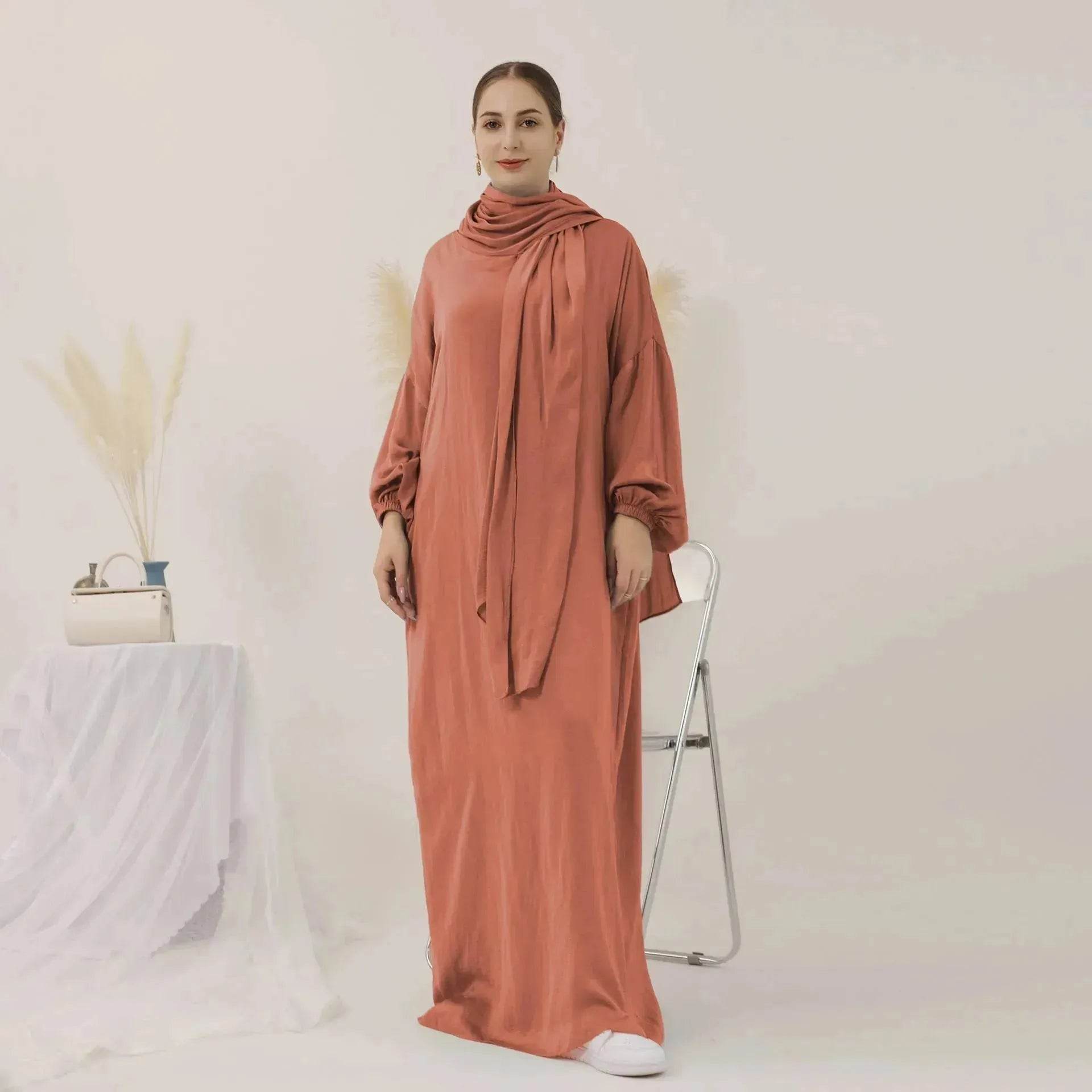 New ArabMiddle East Dubai Turkey Abaya dress Simple Plain Abaya 2025