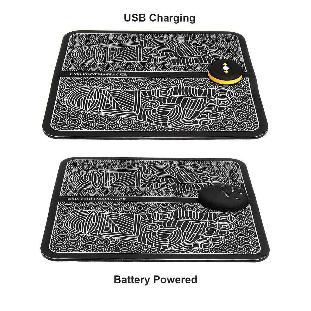 Electric powered Foot Massage Mat