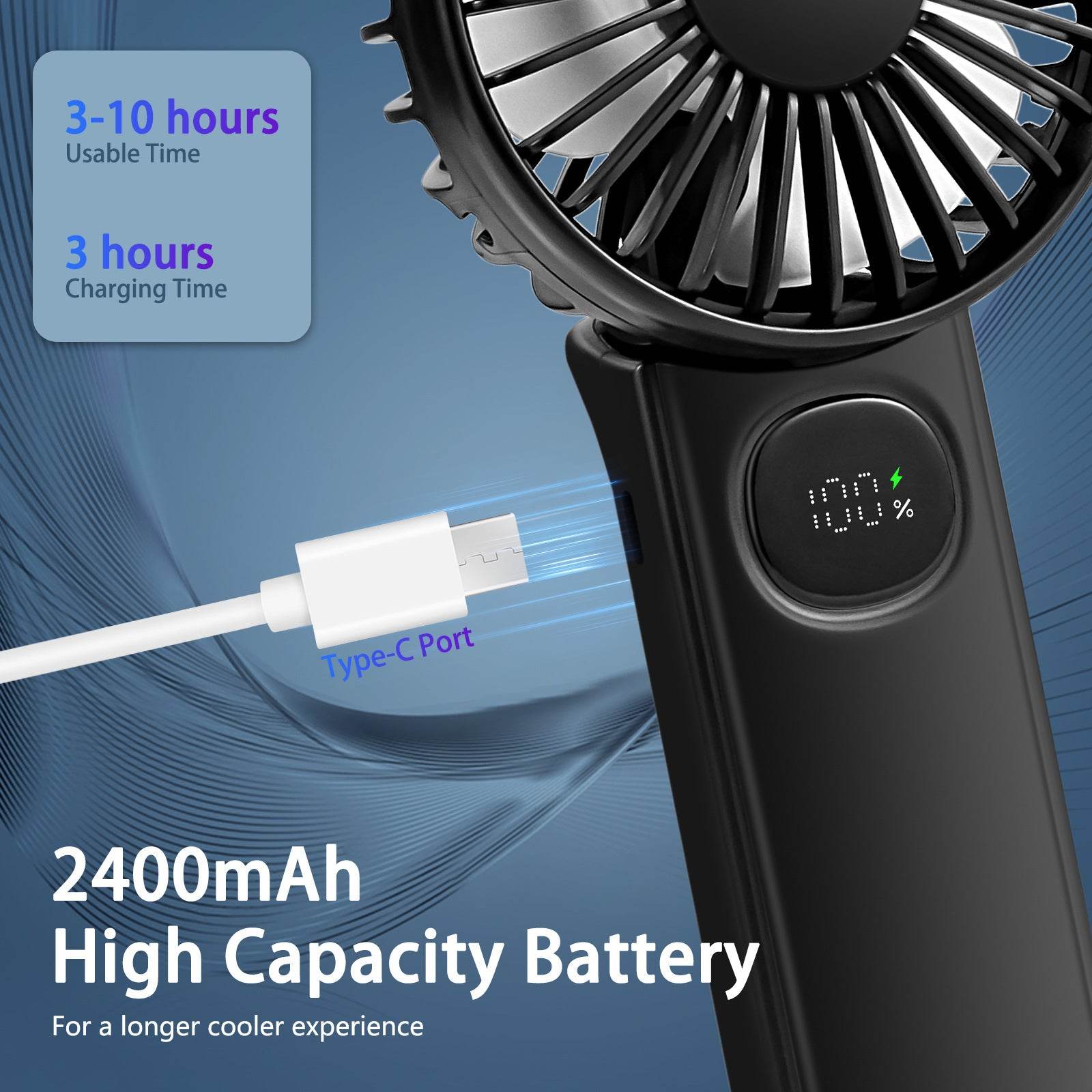 Portable Handheld Fashion Personality Little Fan