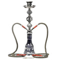 Double pipe glass hookah