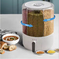 Rice & Grain Storage Bucket with Zipper Lid – Large Cereal & Pet Food Container