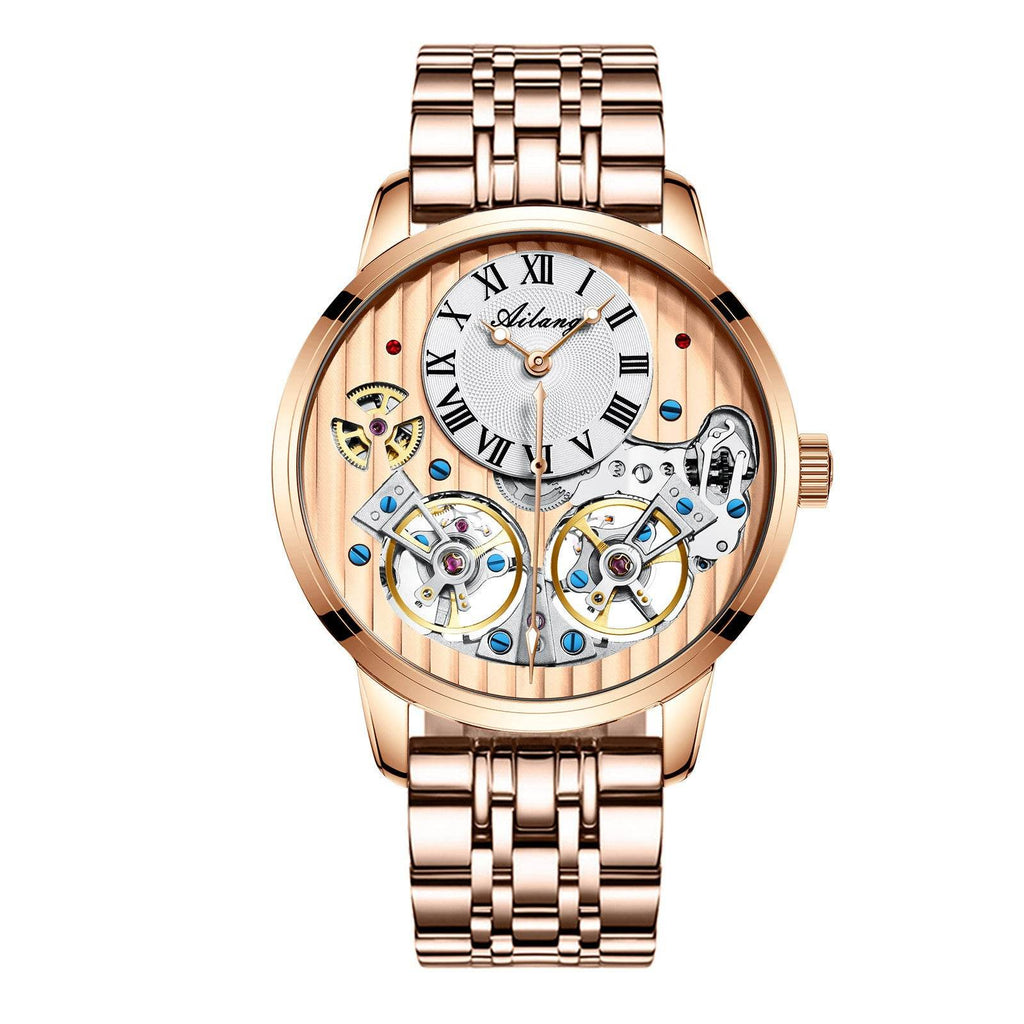 Men's Automatic Mechanical Watch – Stainless Steel, 41mm, Water Resistant