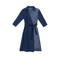 Casual Fashion Slim denim Wrap dress