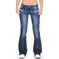 Women Bootcut Jeans Pant flared leg Trousers