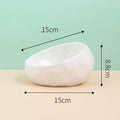 Ceramic Cat Bowl with Angled Mouth – Single & Set Options
