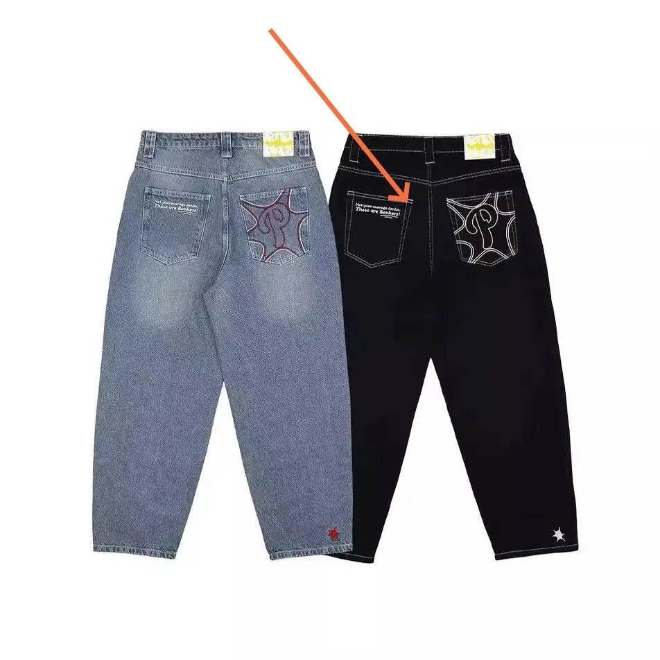Baggy Jeans – Hip Hop Denim Pants for Men & Women