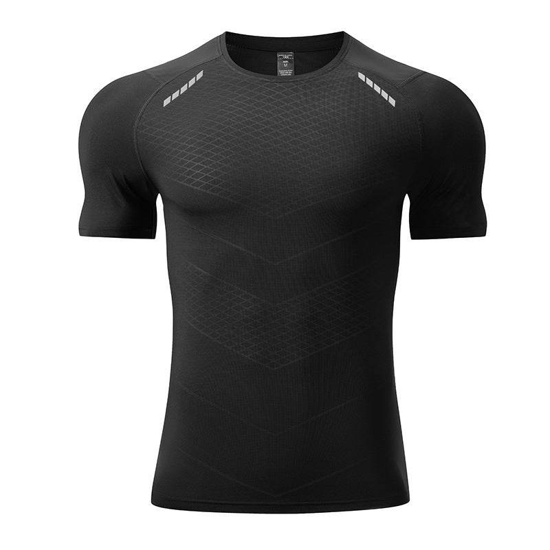 Muscle fit Gym T-shirt exercise shirts men's athletic shirt