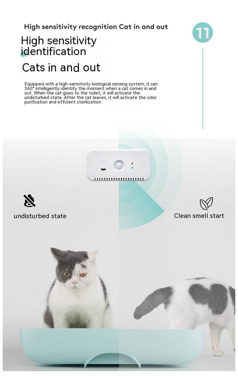 Smart Cat Litter Box Pet Deodorizer Pet Air Purifier
