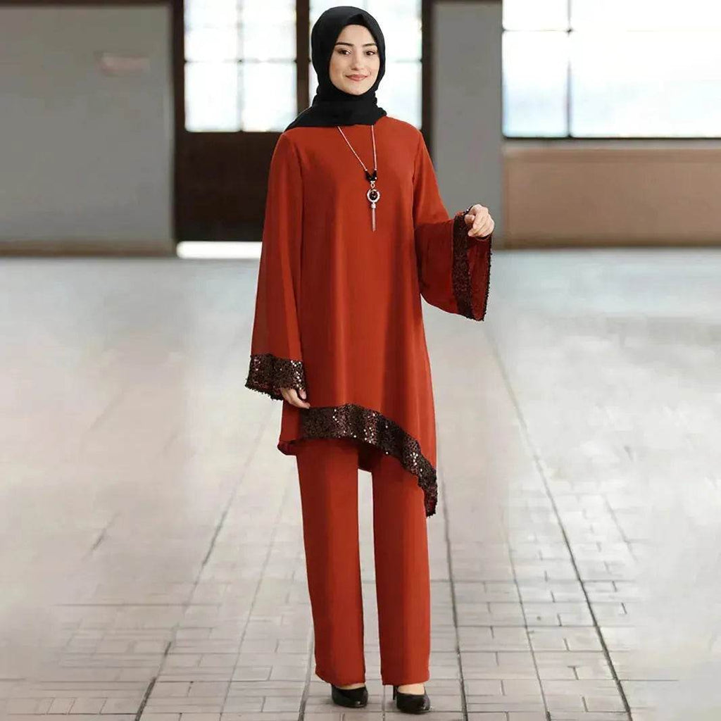 Co ord set  for Arabwomen Two piece outfit for Arabwomen Hijab Suit for Women