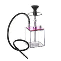 Arabic hookah with light full set of acrylic LED square pot