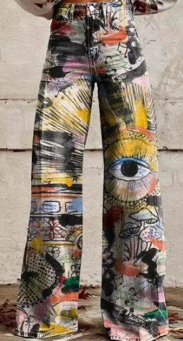 Women's Casual Pants Thin Imitation Jeans