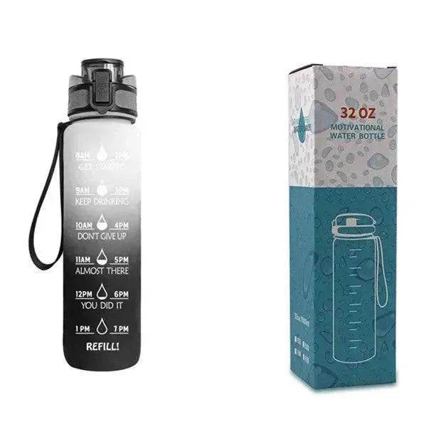 1L Tritan Hydrated Water Bottle for Sport Fitness