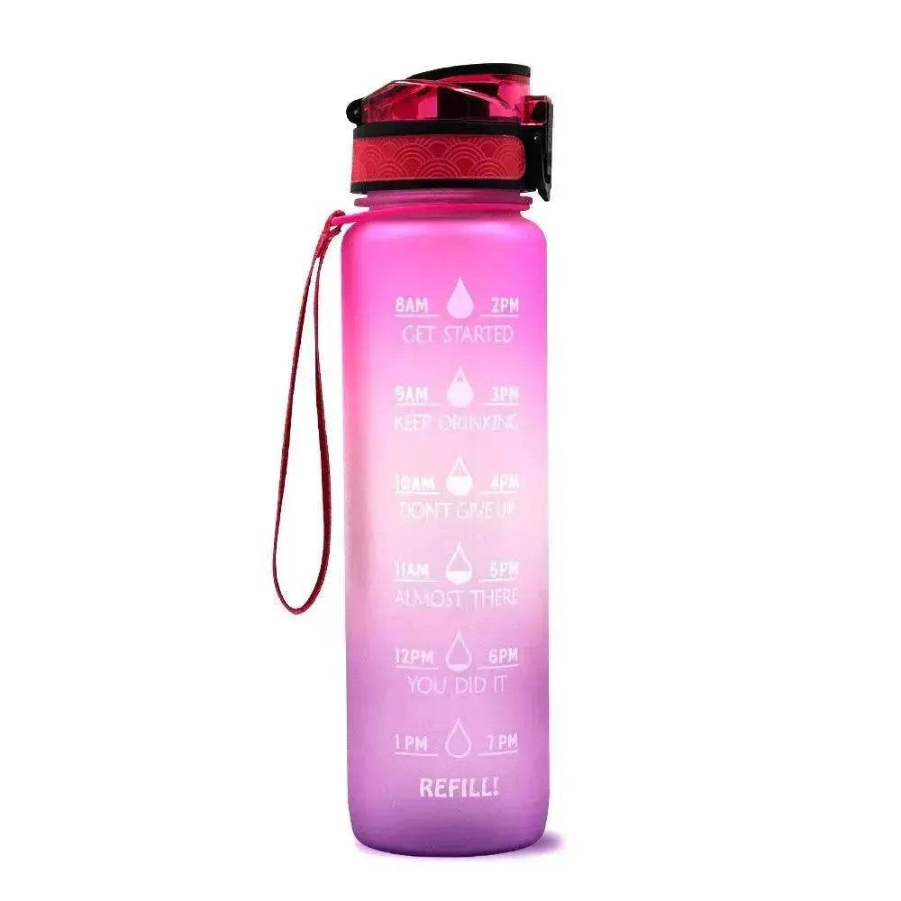 1L Tritan Hydrated Water Bottle for Sport Fitness
