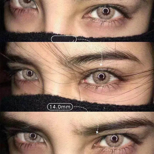 2 pieces Annual throw Russian girl blue color contacts lenses