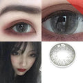 2 pieces Annual throw Russian girl blue color contacts lenses
