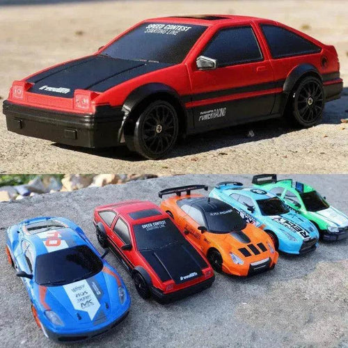 2.4G Drift Rc Car 4WD RC Drift Car Toy Remote Control GTR Model AE86 Vehicle Car RC Racing Car Toy For Children Christmas Gifts