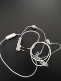 2 pin white air acoustic tube radio headset earpiece for kenwood puxing baofeng uv-5r uv-5ra 888s retevis rt27 h777 rt-5r 2 way radio