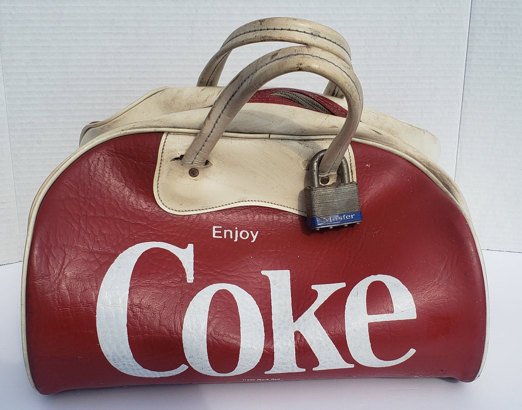 Enjoy Coke Vintage Leather Duffle Bag