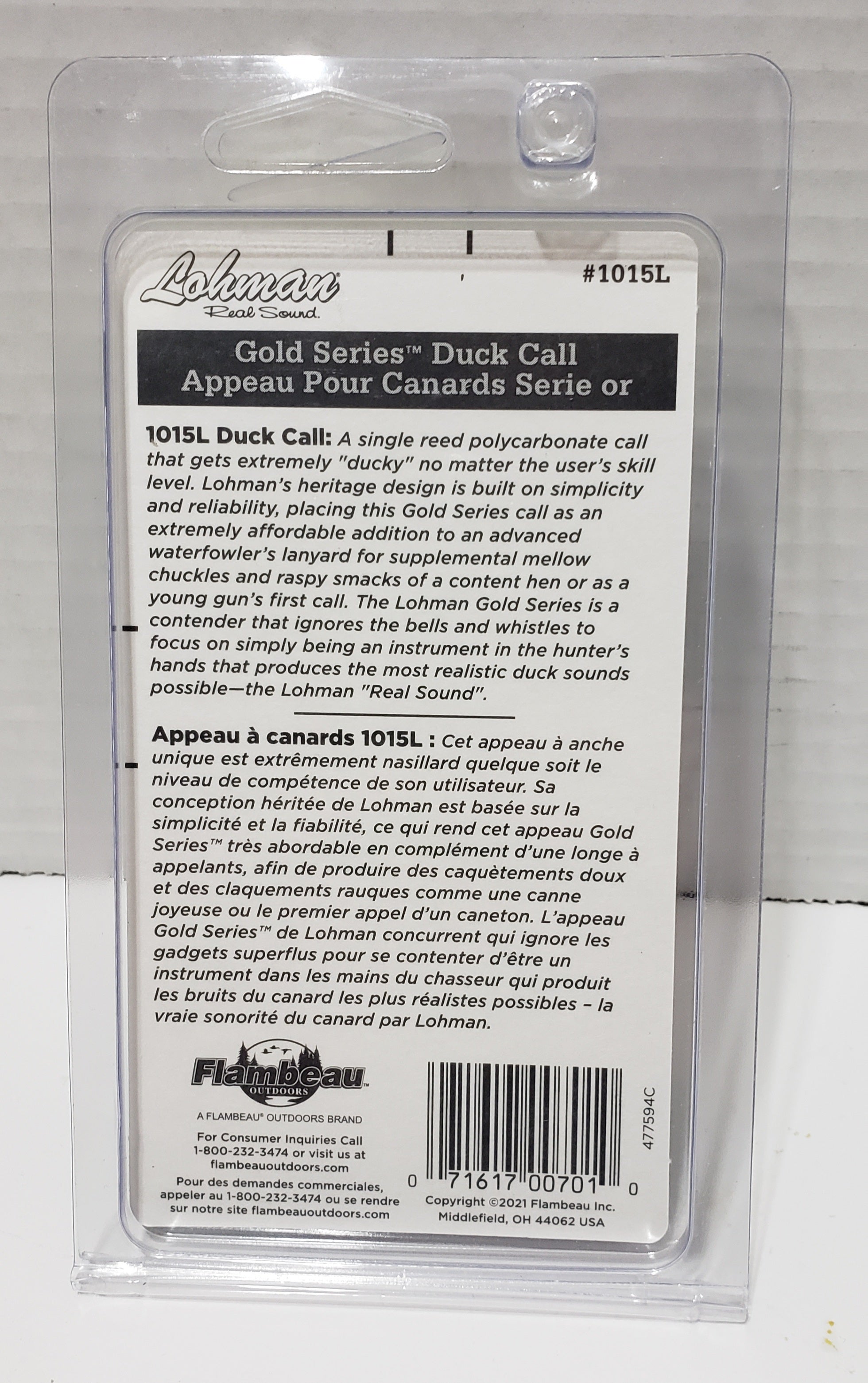 Lohman Gold Series Duck Call