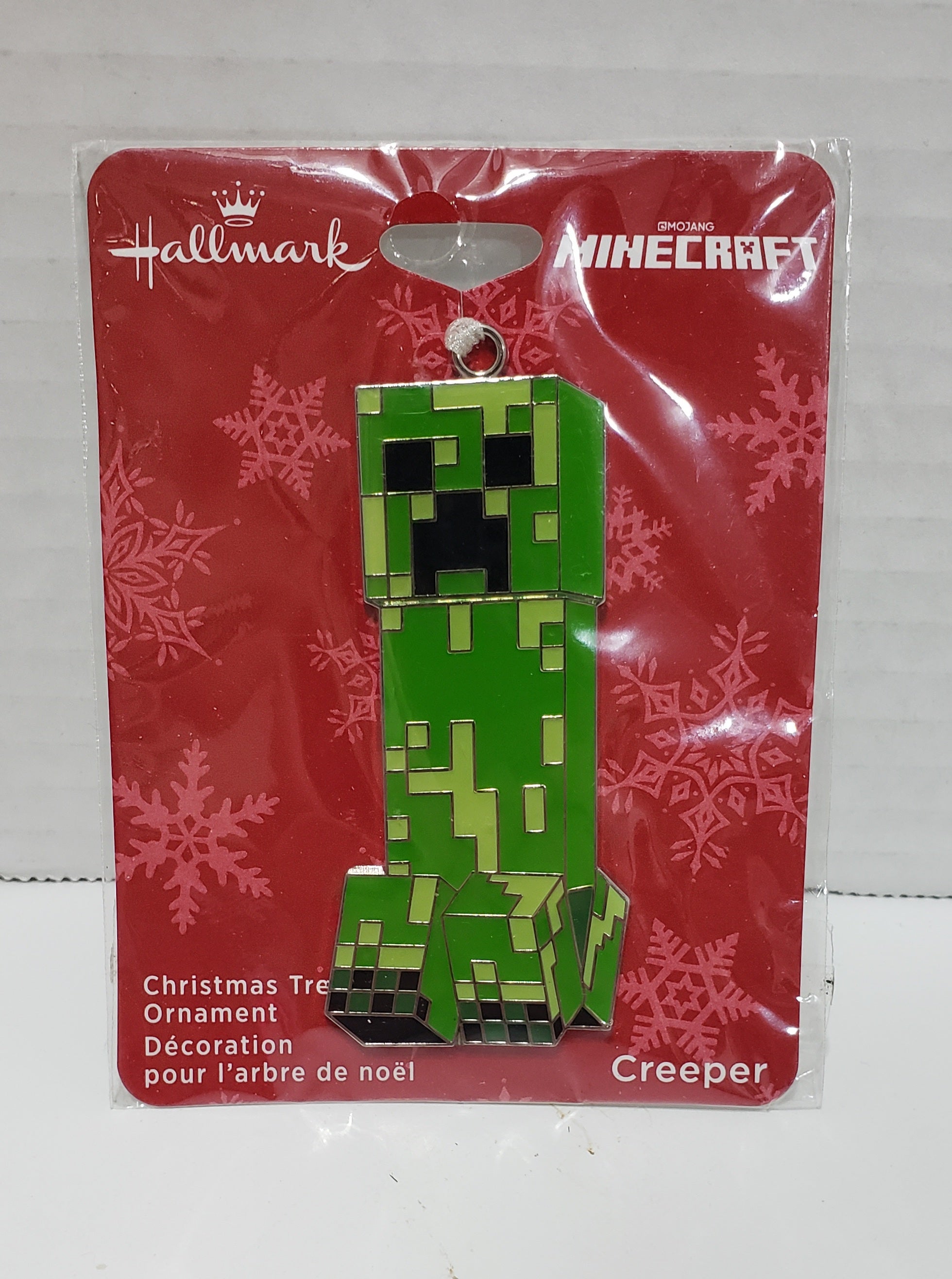 Hallmark Minecraft Creeper Christmas Tree Ornament - Metal