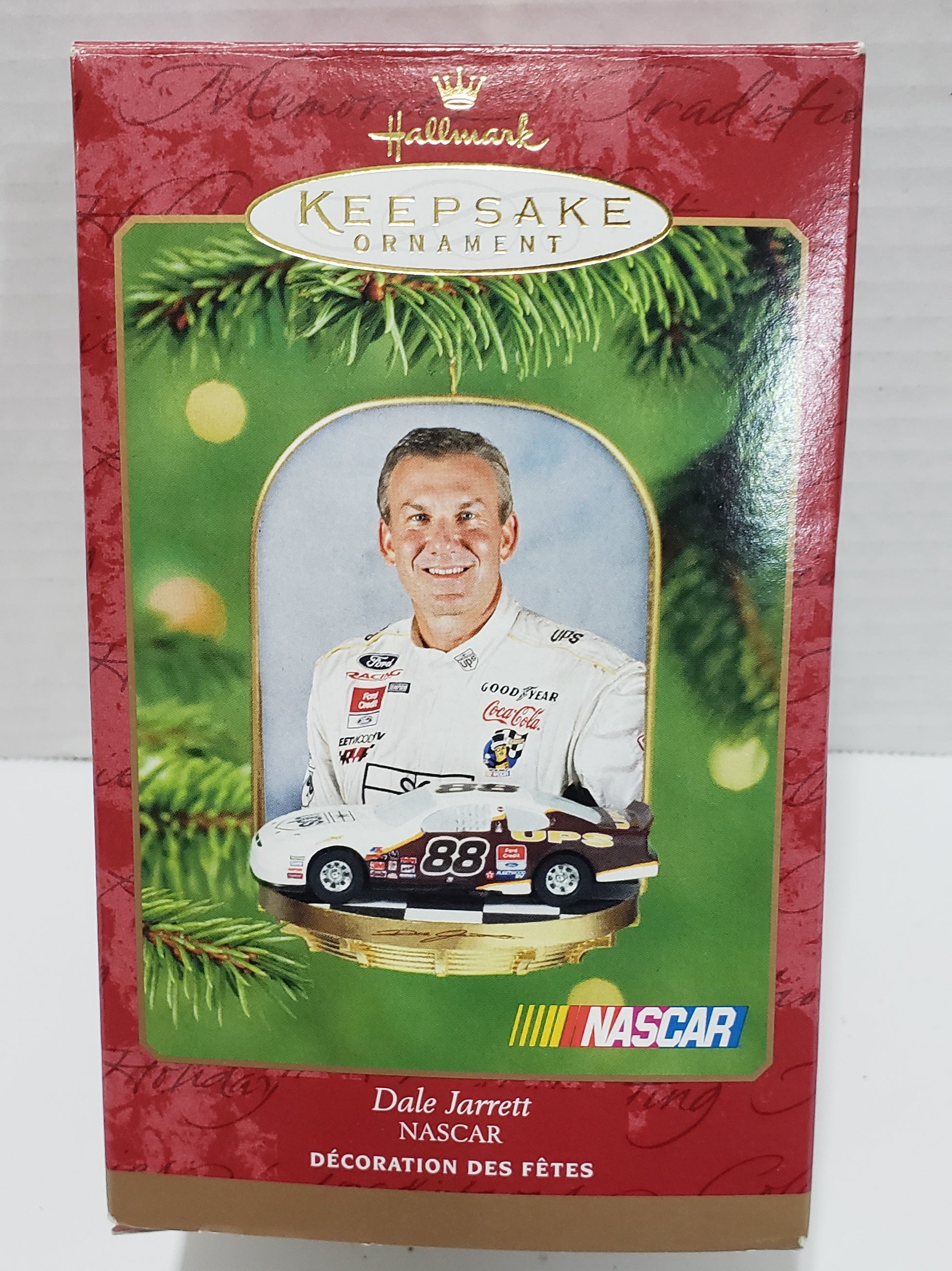 Hallmark NASCAR Dale Jarrett Keepsake Ornament - 2001