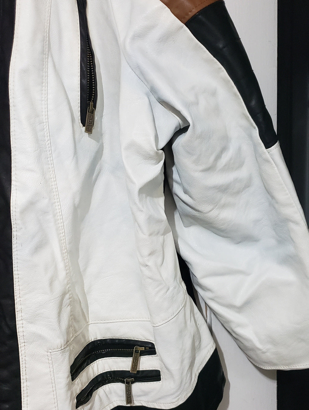 mblm Leather Motorcycle Jacket - Women Size 4