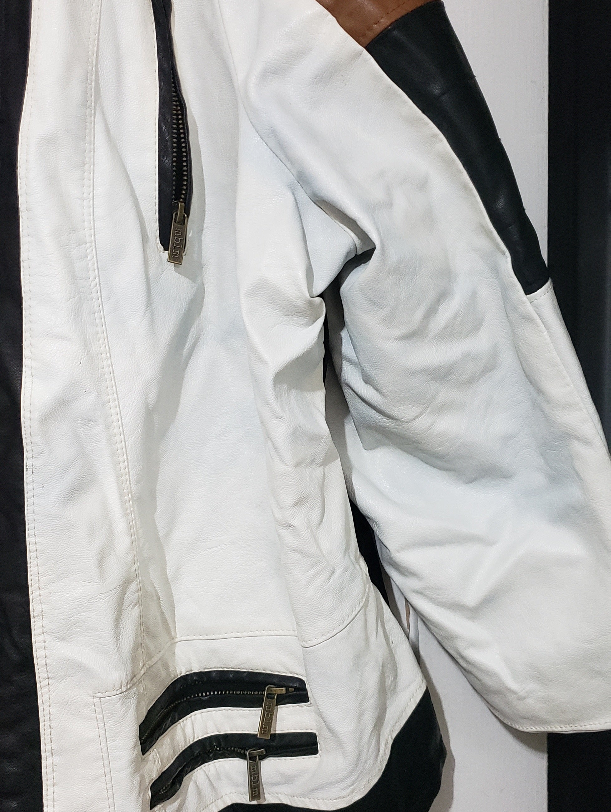 mblm Leather Motorcycle Jacket - Women Size 4