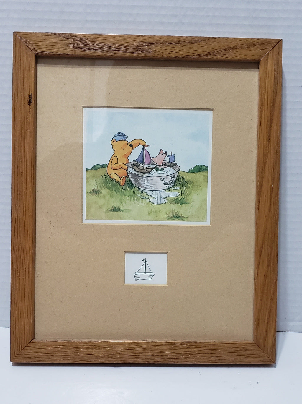 Lijue Collection Pooh & Piglet Framed Print