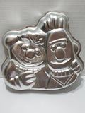 Bert & Ernie Wilton Cake Pan, Aluminum - Vintage 1977
