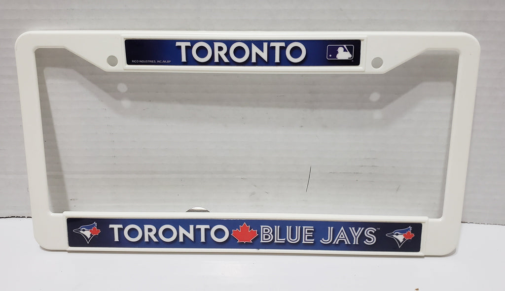 Toronto Blue Jays License Plate Frames, White, Authentic MLB