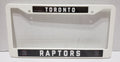 Toronto Raptors License Plate Frames, White, Authentic NBA
