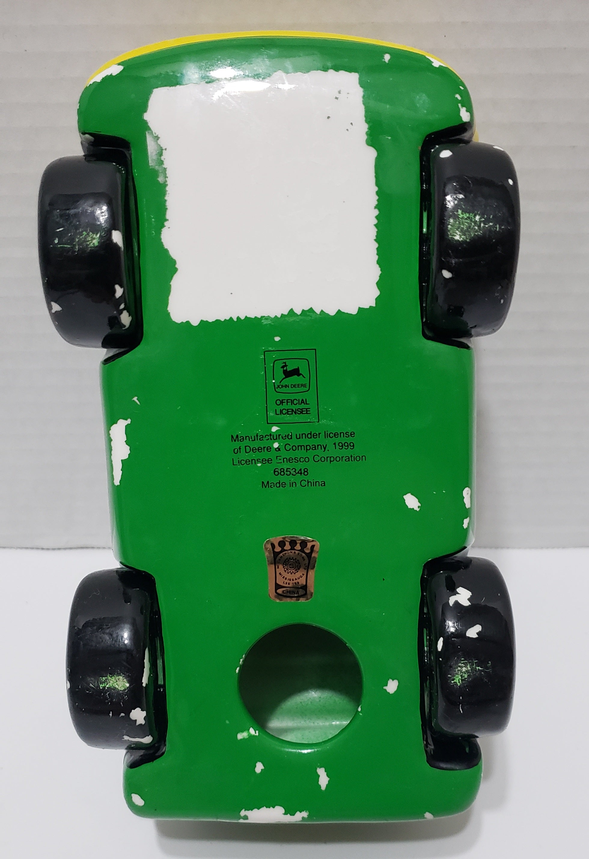 John Deere Car Coin Piggy Bank - Vintage 1999