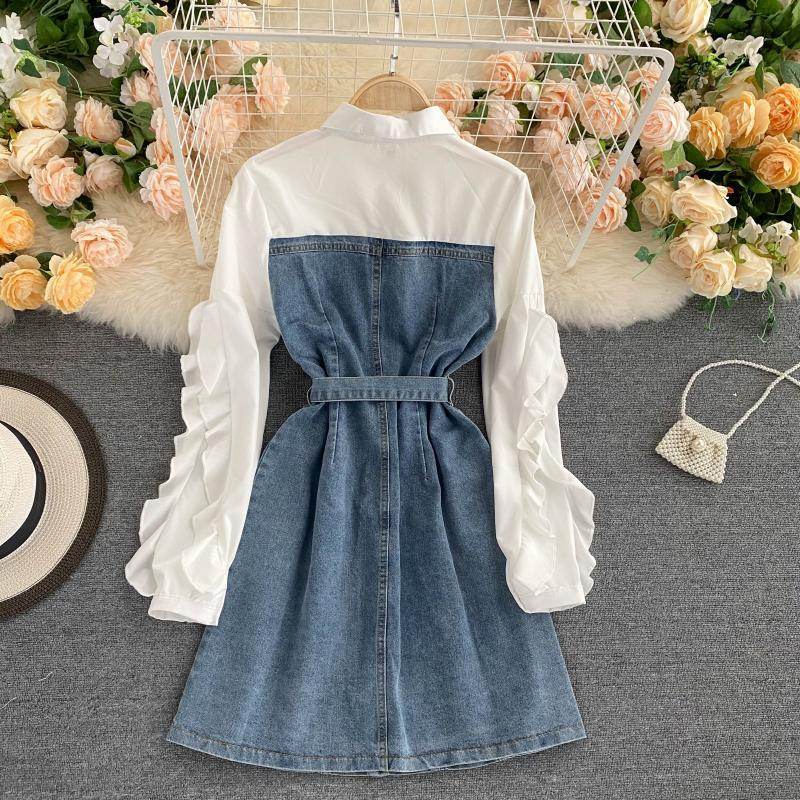 New Fashion Retro denim dress