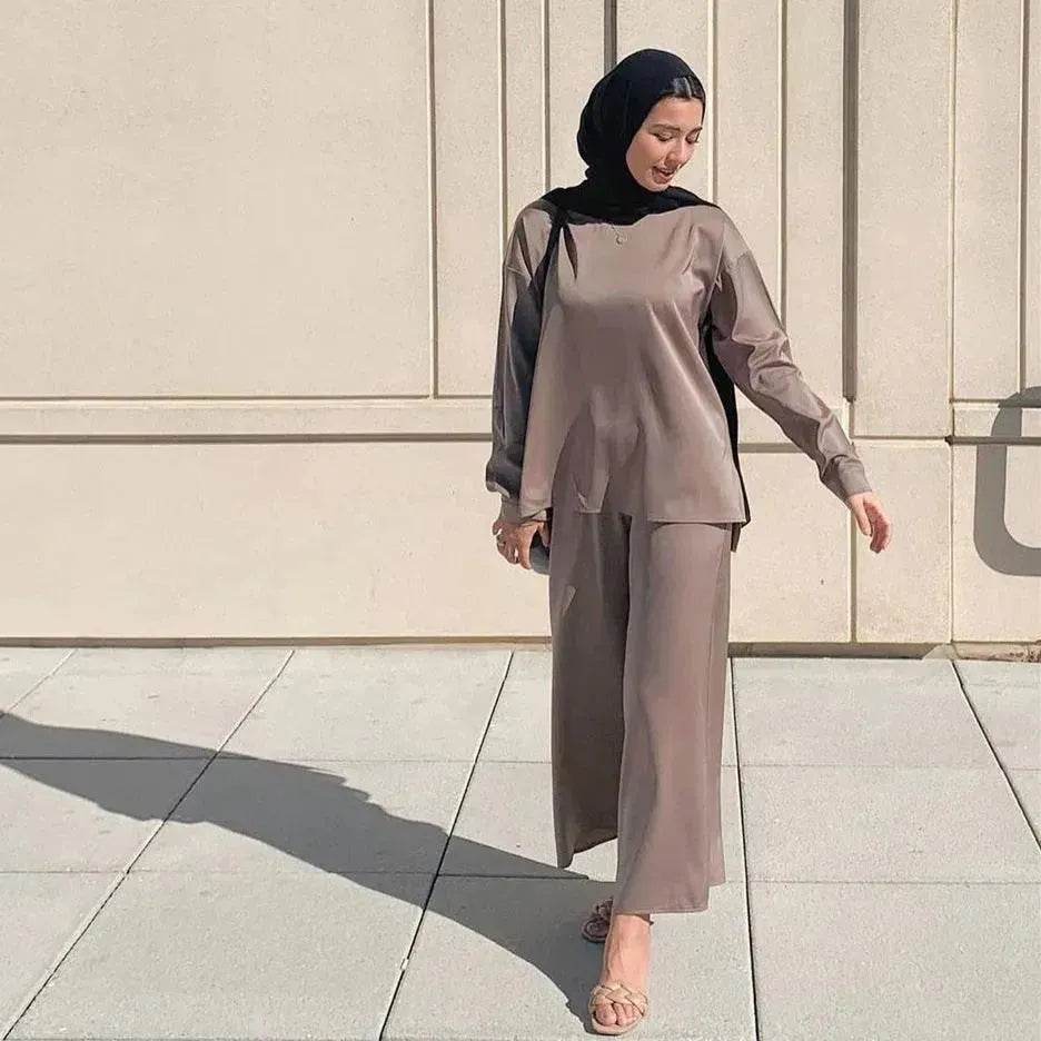 Arab2 piece set  Middle East Dubai Two Pant Suit ArabCo ord  2 piece set