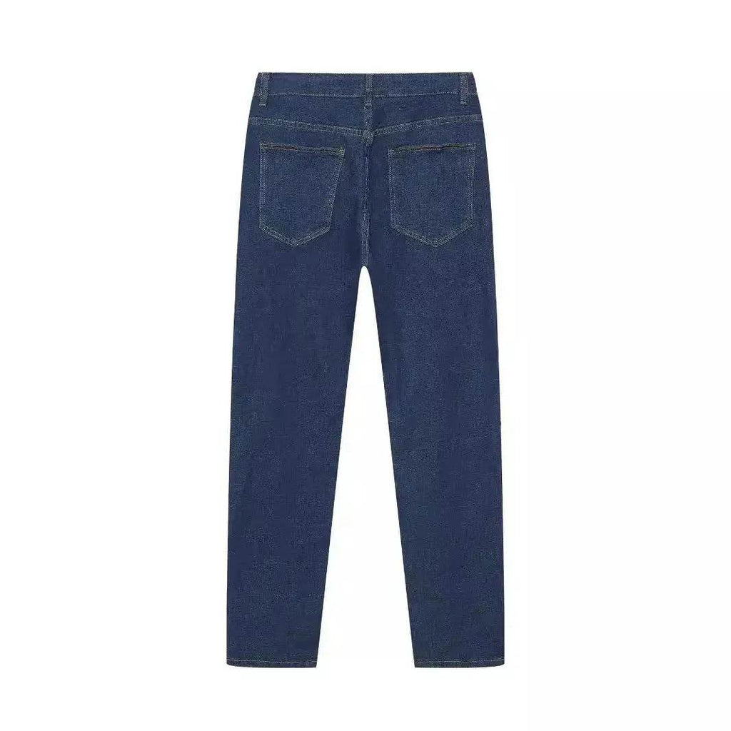 Stretch Denim Men's Pants Skinny Mid Waist jeans men work jeans for men Slim fit Denim pant for men skinny stretchy Denim jeans pant