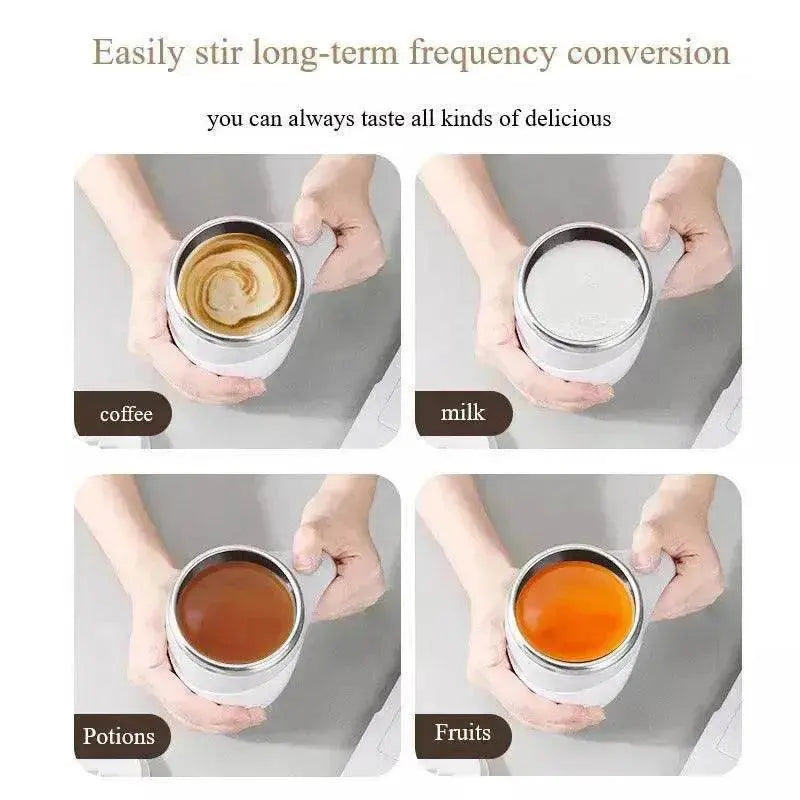 304 Food Grade Stainless Steel Rechargeable Automatic  Model  High Value Stirring Cup
