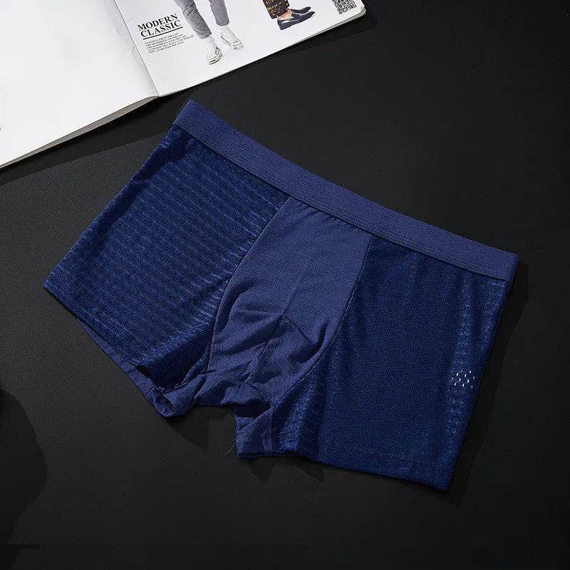 Yachen Silky mesh Breathable boxer briefs underwear men