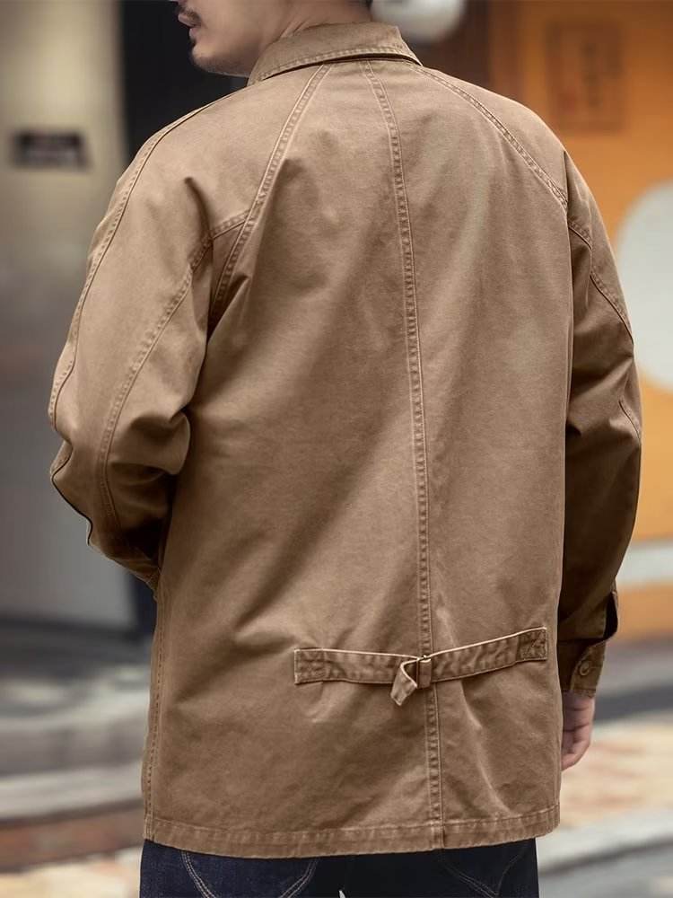 Versatile Casual Denim Jacket For Men Jeans