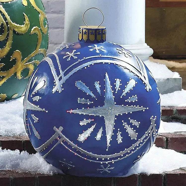 Christmas Ornament Holly Ball Outdoor Tree Decoration Christmas Balls for Yards