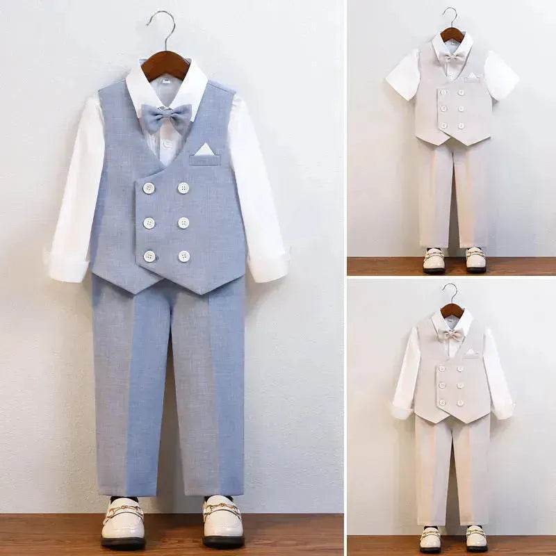 Children's Suit Vest Suit Gentleman Best Man suit 3 piece set outfit