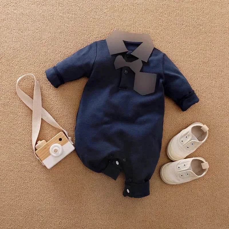 Baby One-piece Spring And Autumn Romper Baseball Uniform cloth