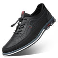 Men's Genuine Leather Casual Comfort Dress Shoes – Waterproof Non-Slip Buckle Strap EU 38–53